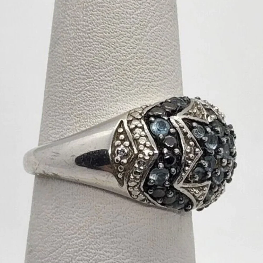 925 STERLING SILVER SPINEL RING SIZE 6.5